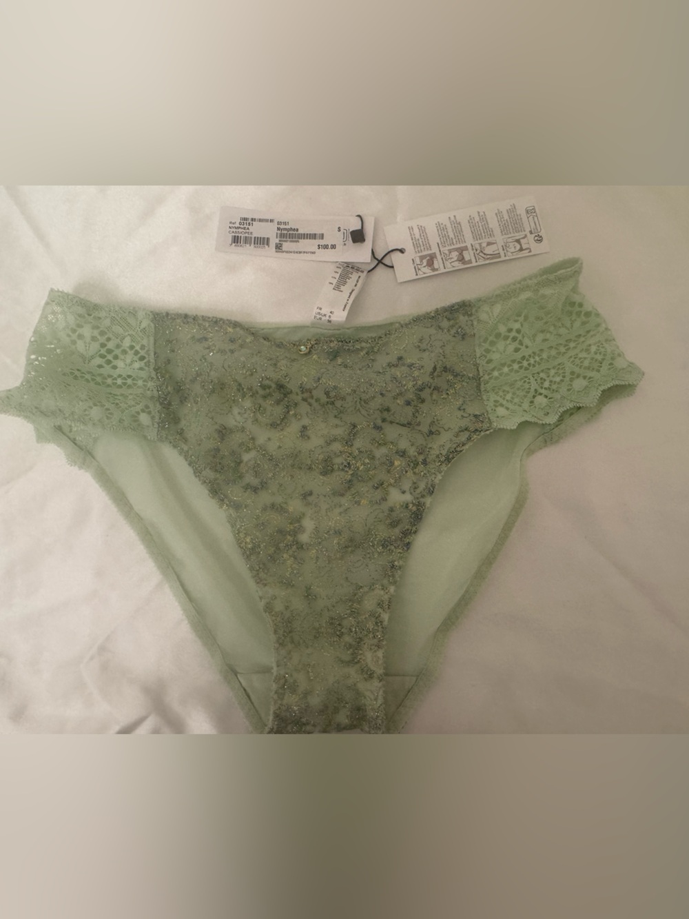 NYMPHE Sheer lace mesh Nyphea